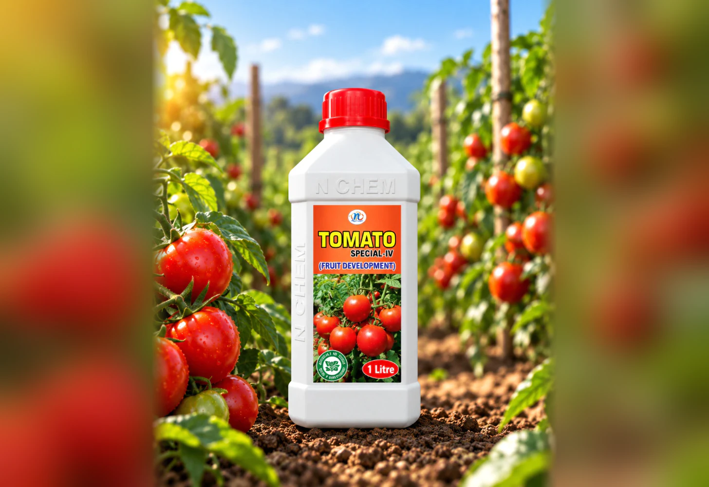 Nchem Tomato Special IV with a healthy tomato harvest